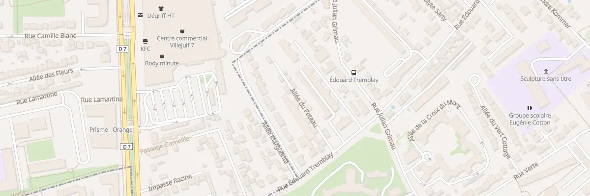 Plan du 210 Rue Edouard Tremblay à Vitry-sur-Seine