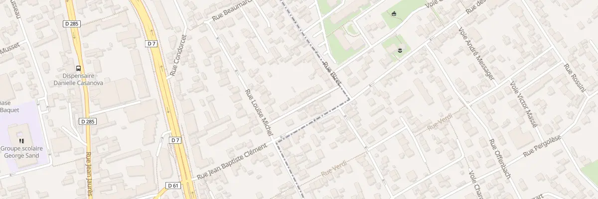 Plan du 7 Sen Paul Lafargue à Villejuif