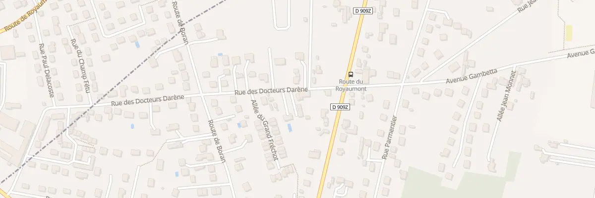 Plan du 4 Rue Docteurs Darene à Viarmes