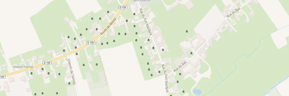 Plan du 16 Rue du Fort Mardyck St Quentin à Aire-sur-la-Lys