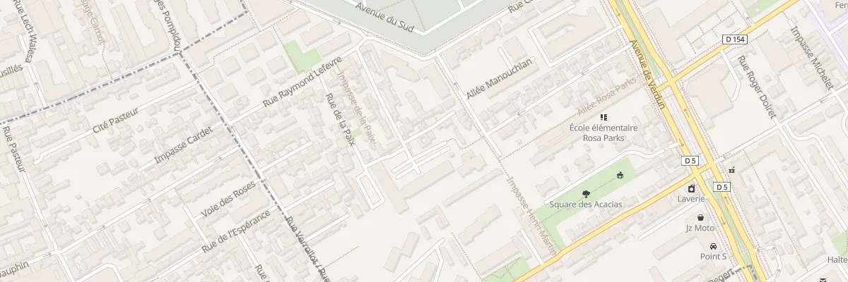 Plan du 16 Sen des Herbeuses à Ivry-sur-Seine