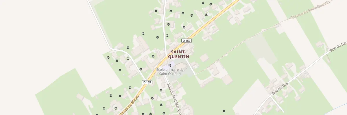 Plan du 107 Rte de Blessy Saint Quentin à Aire-sur-la-Lys