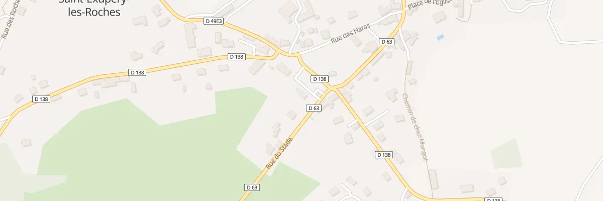 Plan du 1 Rue Antoine de St Exupery à Saint-Exupéry-les-Roches