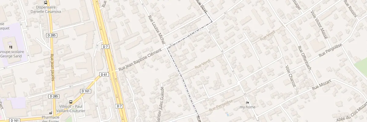 Plan du 7 Rue du Lion d’Or à Vitry-sur-Seine