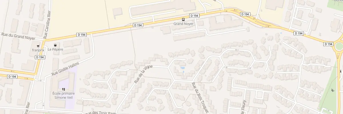 Plan du 21 Rue de la Vigne à Bondoufle