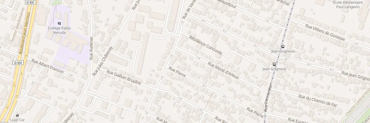Plan du 41 Rue Morel d’Arleux à Saint-Denis