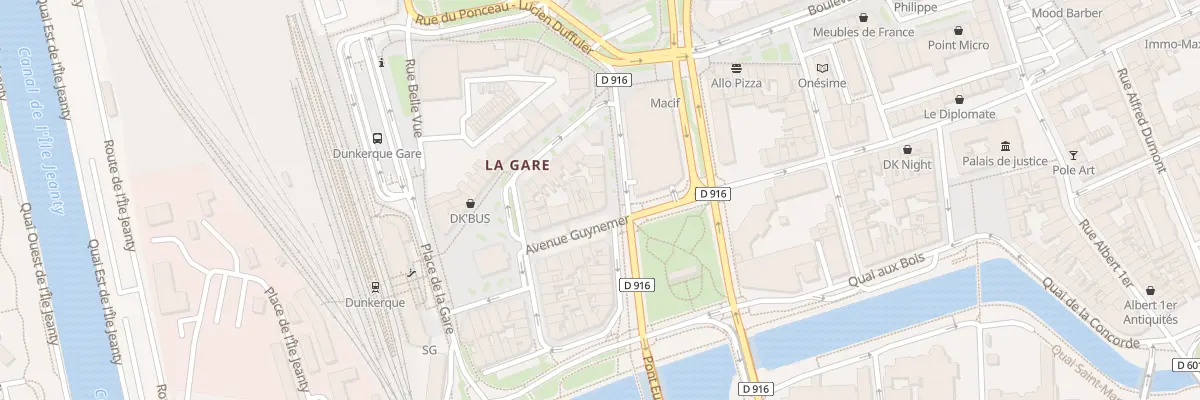 Plan du 2 Av Guynemer à Dunkerque