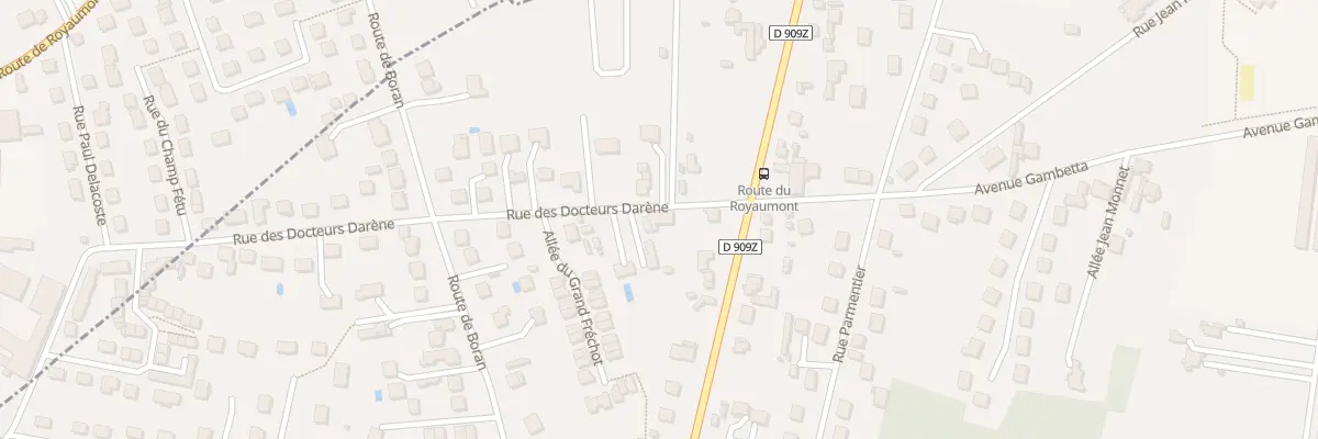 Plan du 2 Rue Docteurs Darene à Viarmes