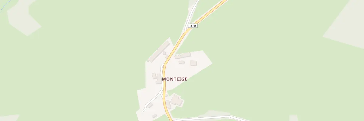 Plan du 1 Monteige à Mainsat