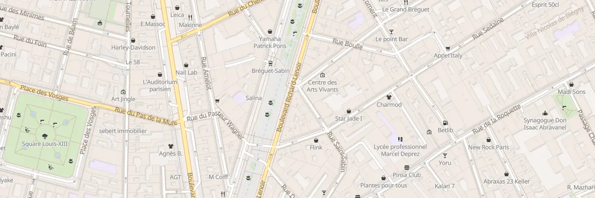 Plan du 24 Bd Richard Lenoir à Paris 11e Arrondissement