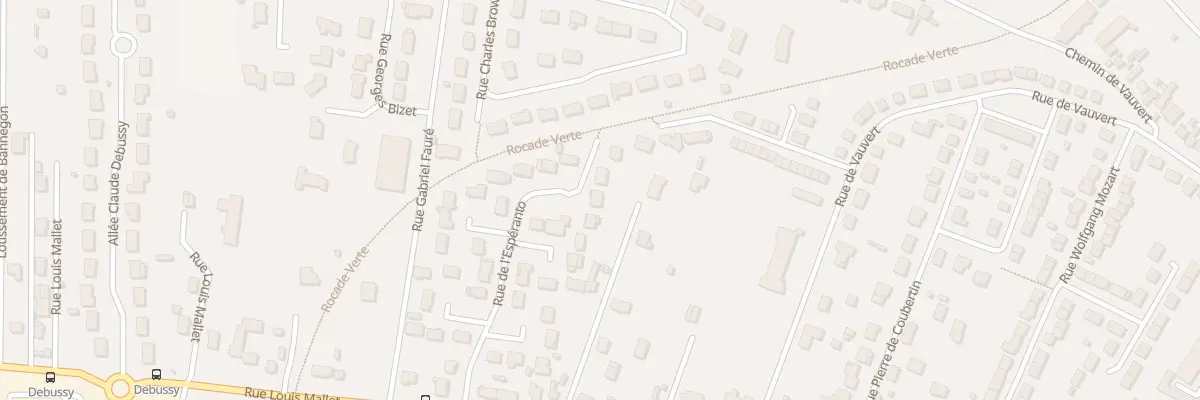 Plan du 32 Rue de l’Espéranto à Bourges