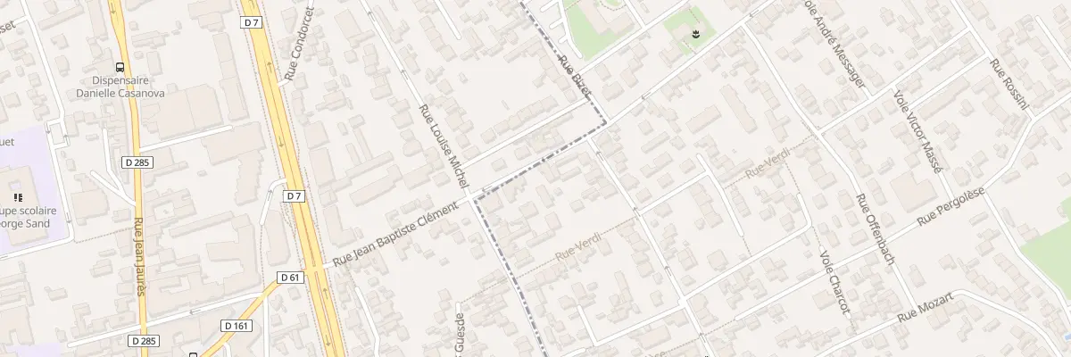 Plan du 113 Rue Malassis à Vitry-sur-Seine