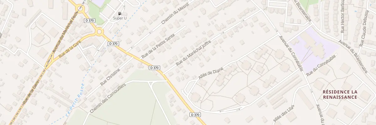 Plan du 6 Rue du Mal Joffre à Écouen