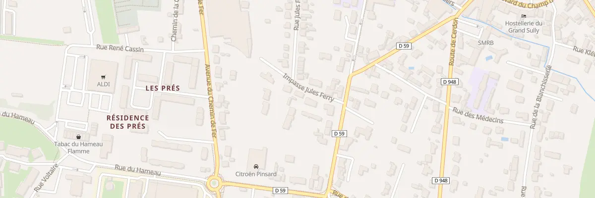 Plan du 32 Rue Jules Ferry à Sully-sur-Loire
