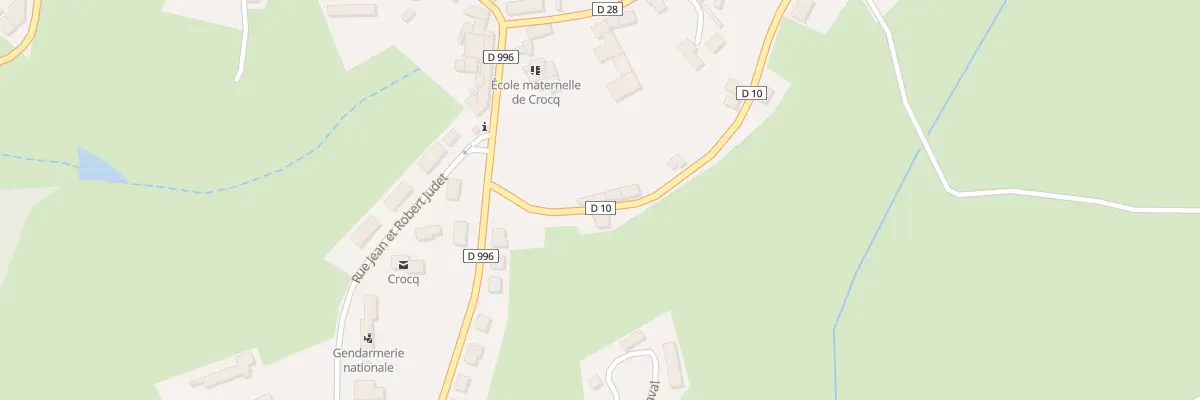Plan du 5 Rte de Clermont à Crocq