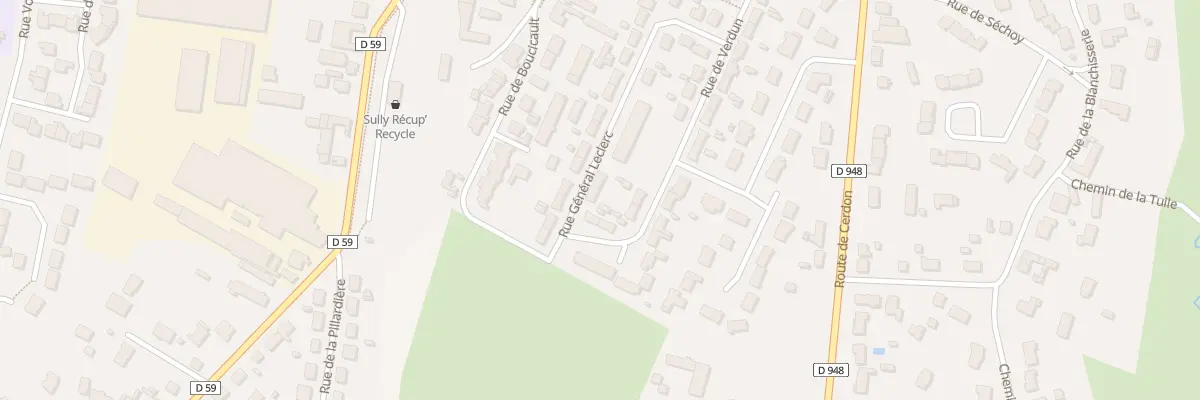 Plan du 15 Rue General Leclerc à Sully-sur-Loire