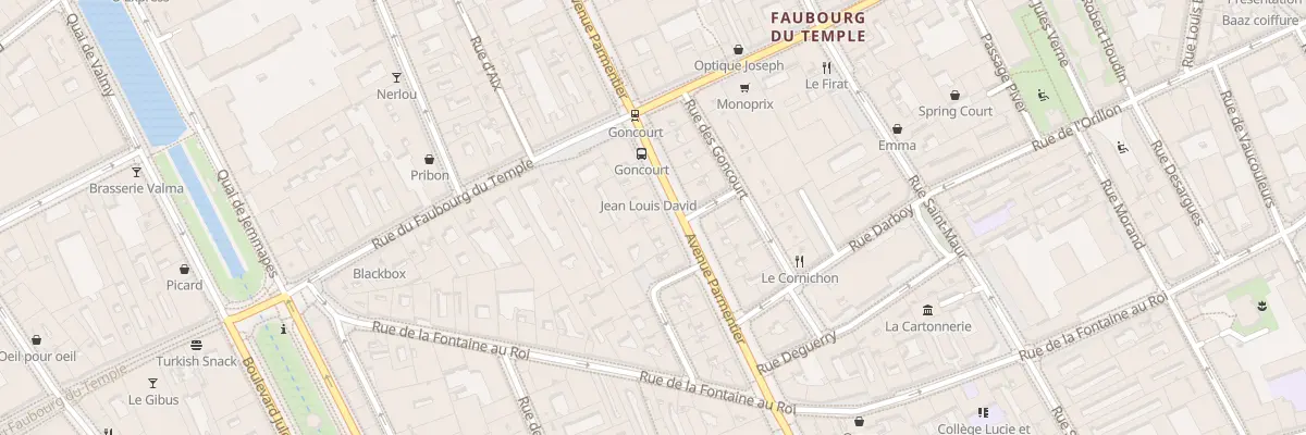Plan du 129 Av Parmentier à Paris 11e Arrondissement
