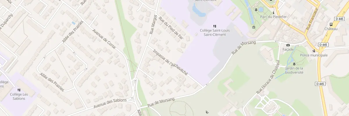 Plan du 10 Imp Archeveche à Viry-Châtillon