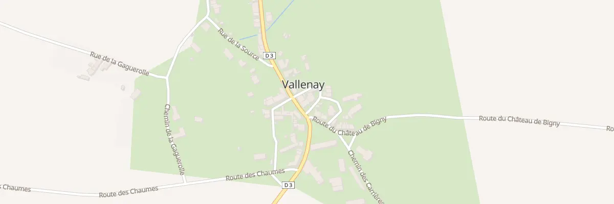 Plan du 1 Crs du Château Fort à Vallenay