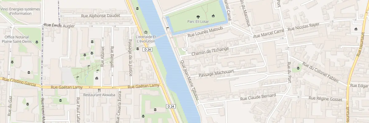 Plan du 37 Che de l’Echange à Aubervilliers