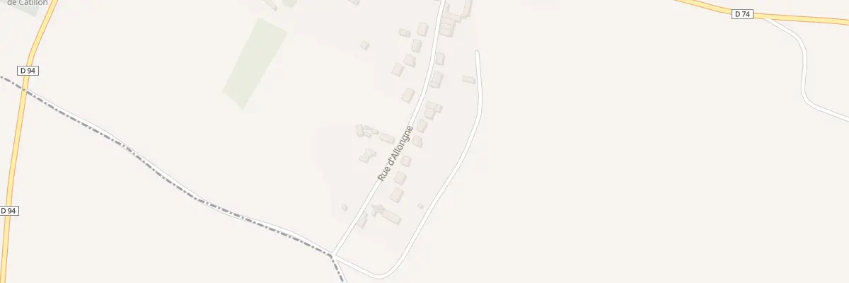 Plan du 21 Rue d’Allongne à Catillon-Fumechon