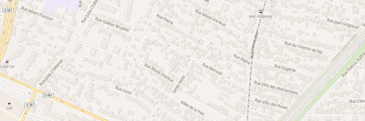 Plan du 29 Rue Barnold à Saint-Denis
