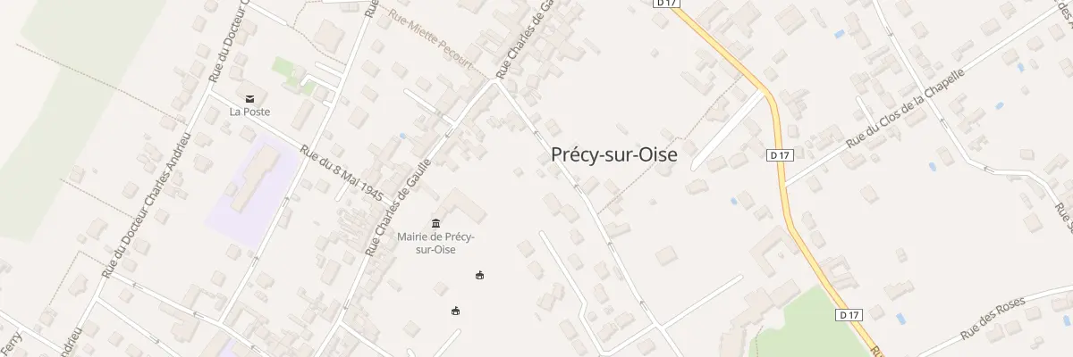 Plan du 17 Rue Michaulane à Précy-sur-Oise