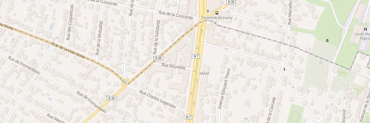 Plan du 99 Av de la Cour de France à Juvisy-sur-Orge