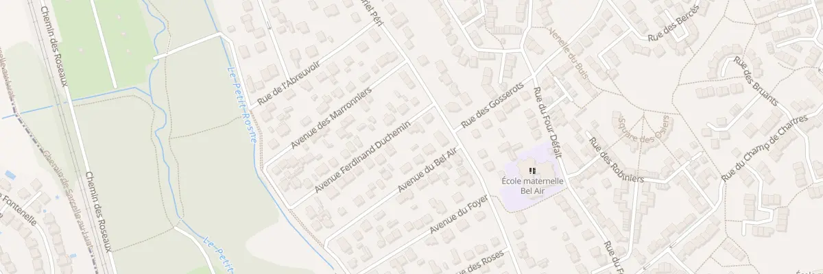 Plan du 16 Av Ferdinand Duchemin à Sarcelles