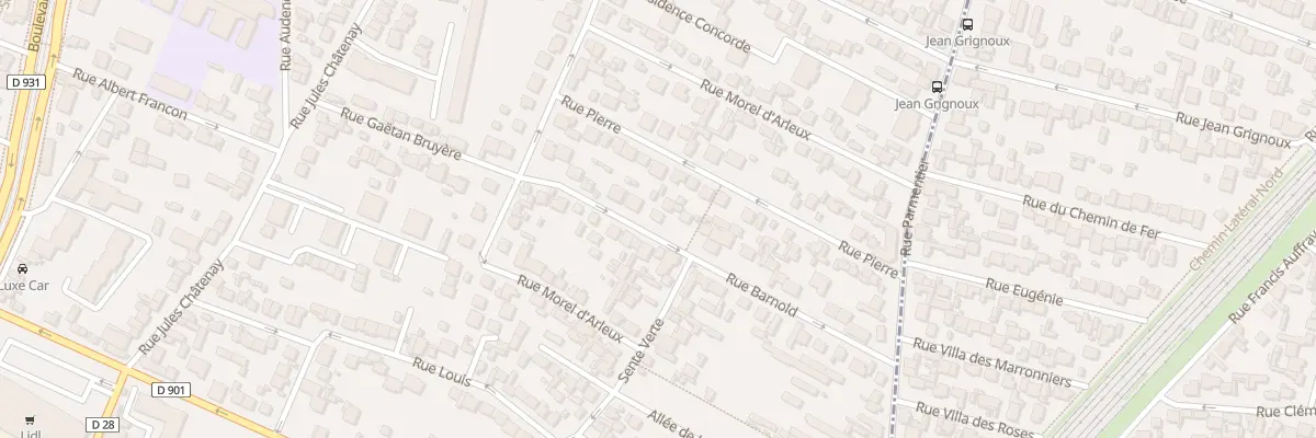 Plan du 34 Rue Barnold à Saint-Denis