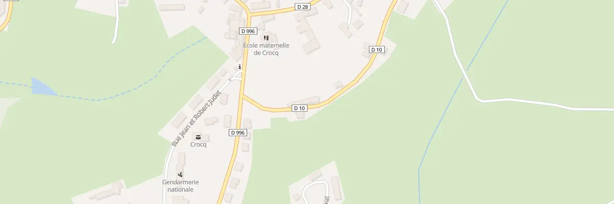 Plan du 7 Rte de Clermont à Crocq