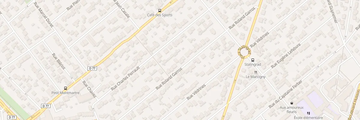 Plan du 56 Rue Roland Garros à Viry-Châtillon
