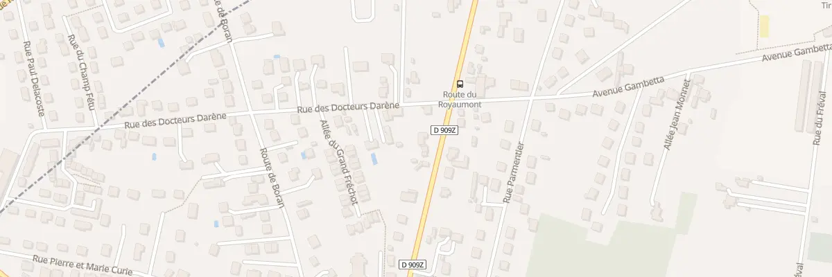 Plan du 29 Av de Royaumont à Viarmes