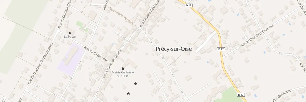 Plan du 17B Rue Michaulane à Précy-sur-Oise