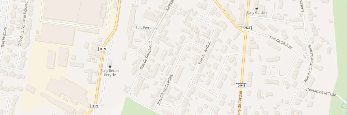 Plan du 16 Rue General Leclerc à Sully-sur-Loire