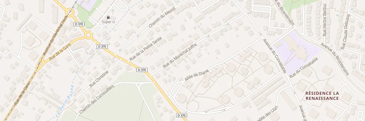 Plan du 10 Rue du Mal Joffre à Écouen
