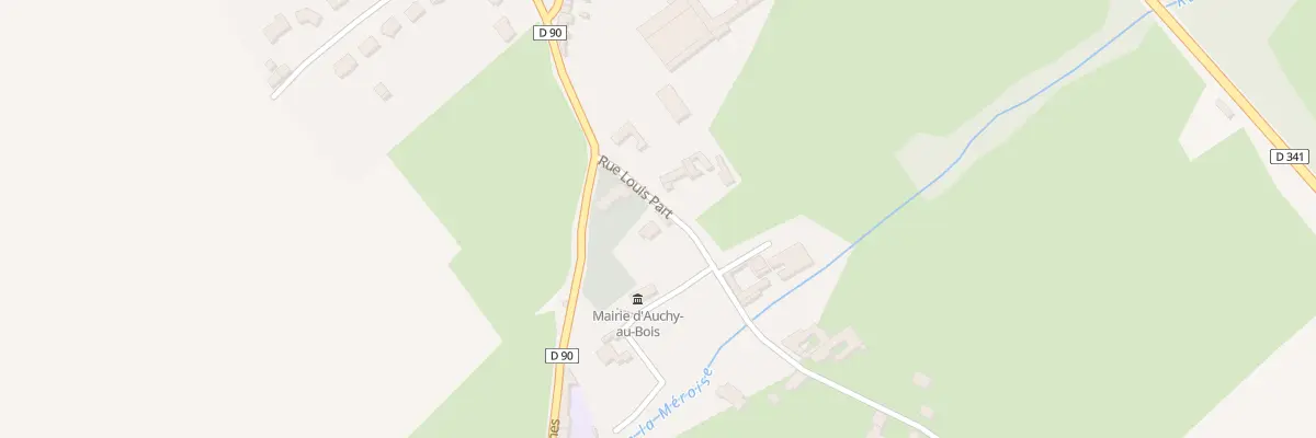Plan du 2 Rue Louis Part à Auchy-au-Bois