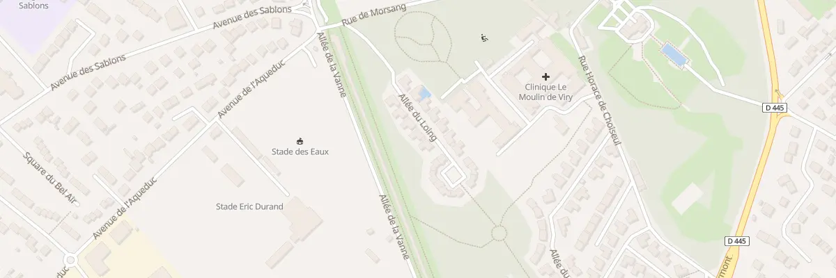 Plan du 14 All du Loing à Viry-Châtillon