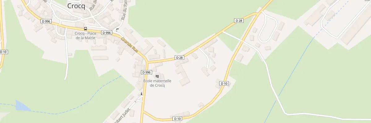 Plan du 6 Rue Ernest Delair à Crocq