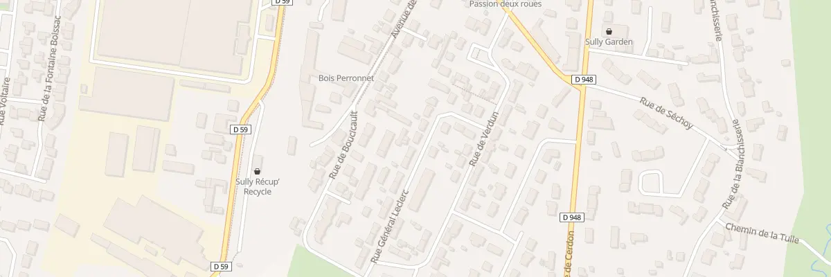 Plan du 14 Rue General Leclerc à Sully-sur-Loire