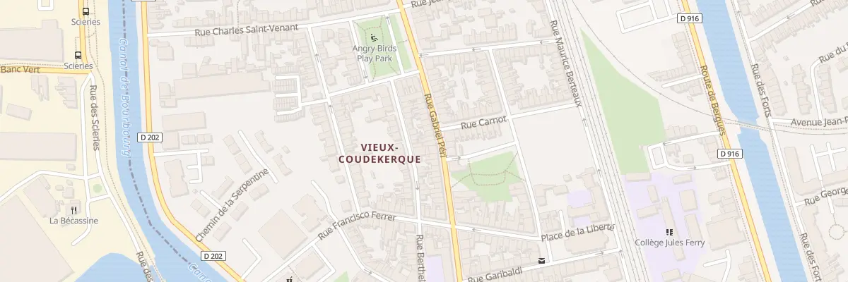 Plan du 35 Rue Gabriel Péri à Coudekerque-Branche