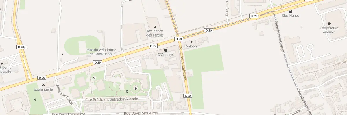 Plan du 129 Rue Henri Barbusse à Saint-Denis