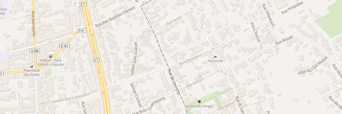 Plan du 25 Rue du Lion d’Or à Vitry-sur-Seine