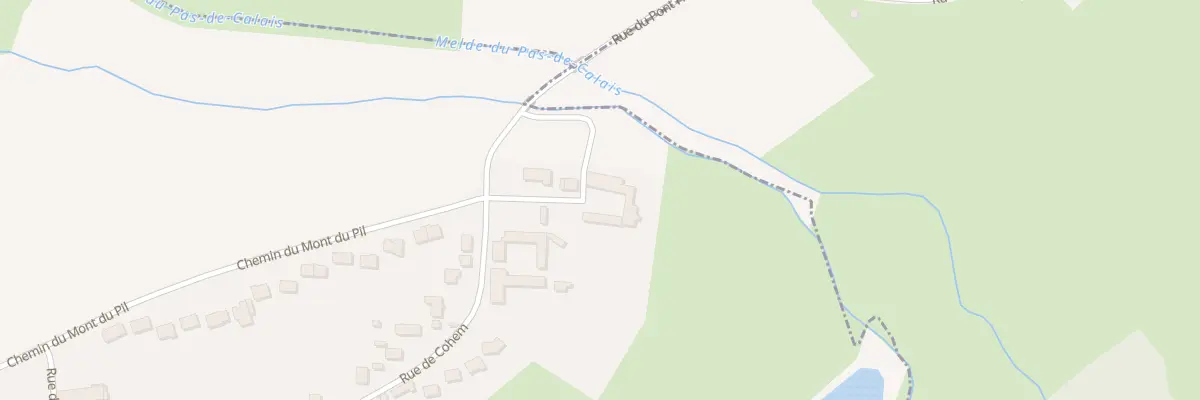 Plan du 122 Rue de Cohem à Wittes