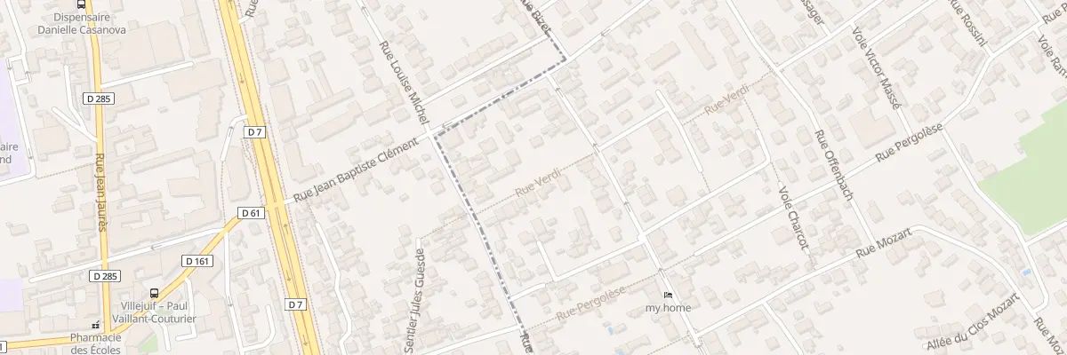 Plan du 13 Rue du Lion d’Or à Vitry-sur-Seine