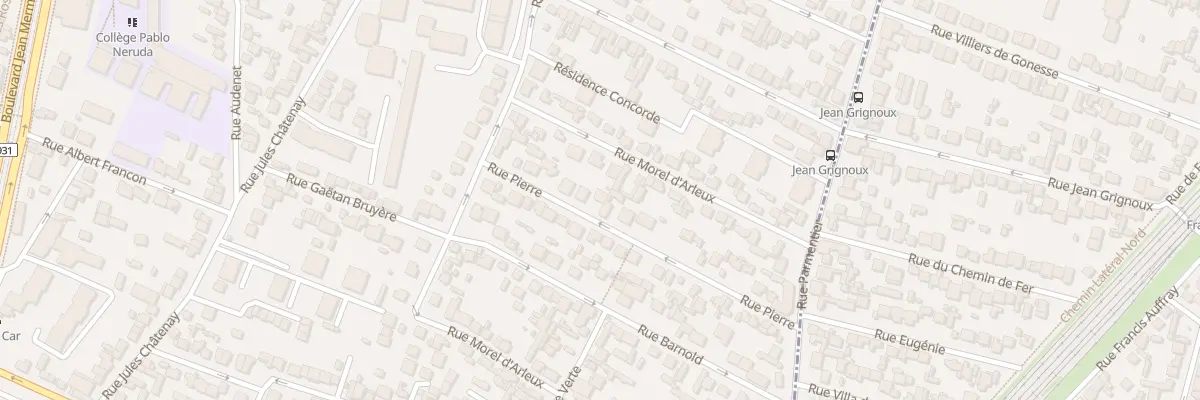 Plan du 30 Rue Pierre à Saint-Denis