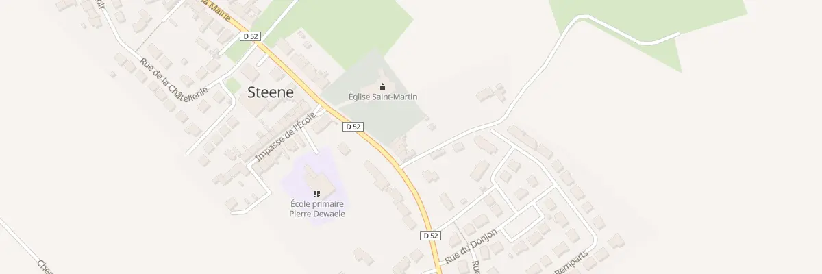 Plan du 22 Rue de la Mairie à Steene