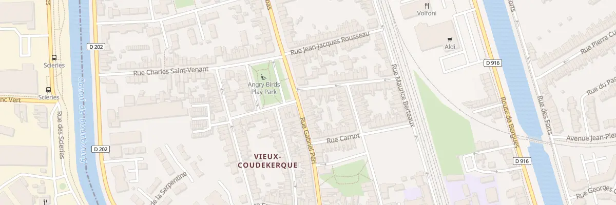 Plan du 52 Rue Gabriel Péri à Coudekerque-Branche