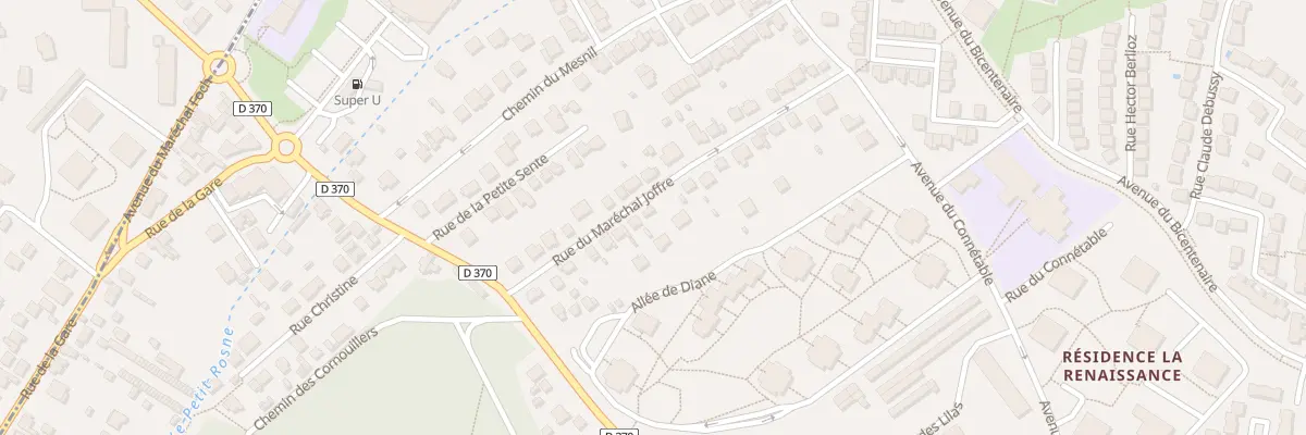 Plan du 14 Rue du Mal Joffre à Écouen