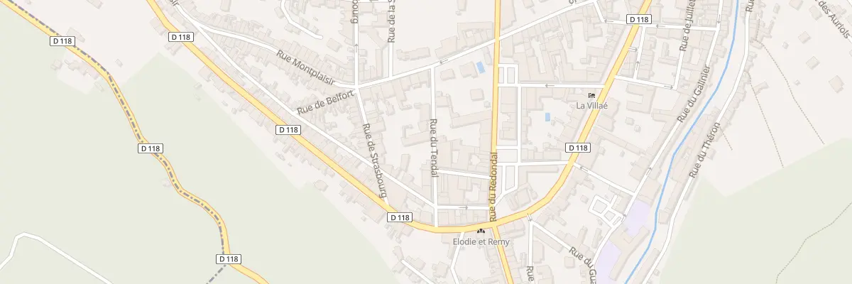 Plan du 13 Rue du Tendal à Mazamet